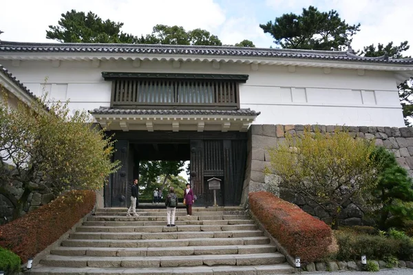 Visite Guidée Château Japonais Château Odawara Dans Ville Odawara Préfecture — Photo