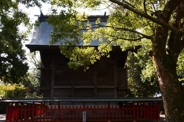 Krajina Okrsků Svatyně Venkově Prefektury Fukuoka Japonsko Svatyně Zařízení Založené — Stock fotografie