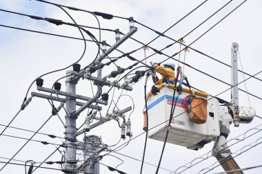 Elektrik tesisatı çalışma alanı..