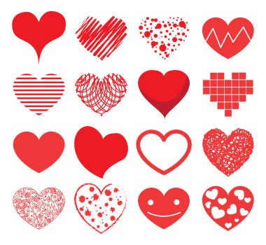 çizgi film romantik Kalpler