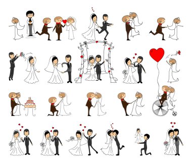 Düğün Icons set