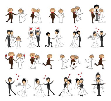 Düğün Icons set