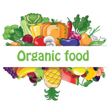  sebze ve meyve yazı ile