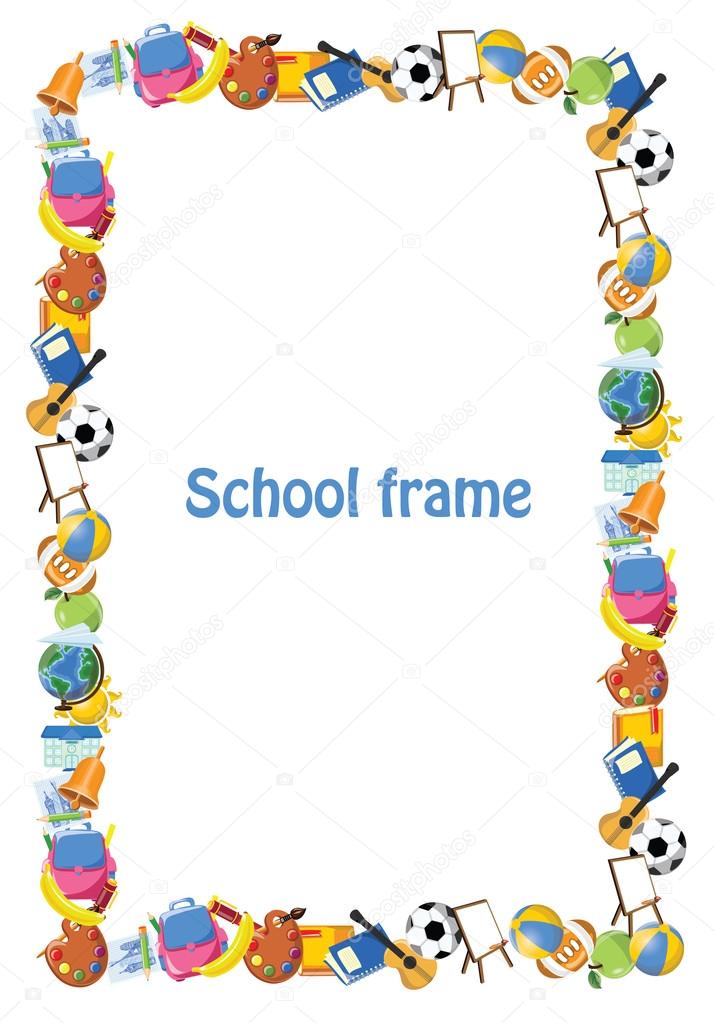 school frame background