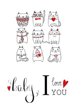 Sevgililer günü tebrik kartı