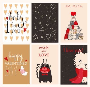 Sevgililer günü tebrik kartı