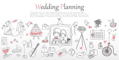 Düğün afiş şablon 