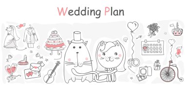 Düğün afiş şablon 