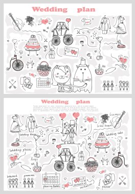 Düğün afiş Şablonlar