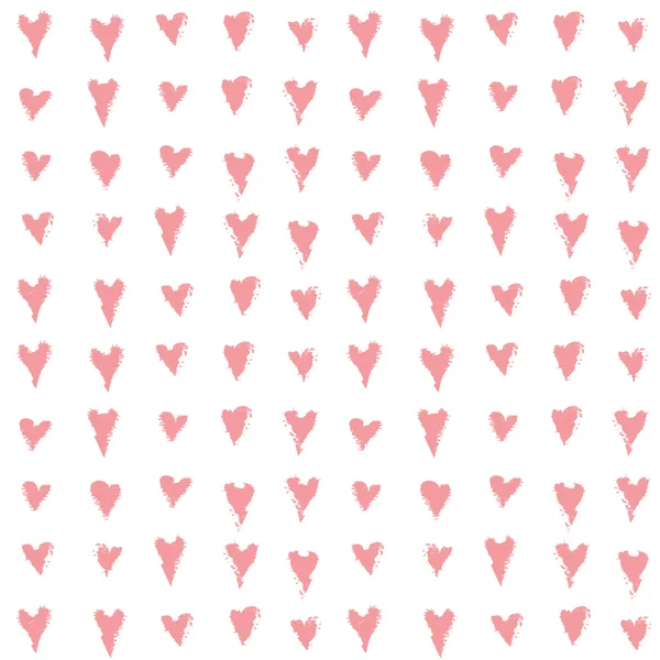 Hearts seamless pattern — Stock Vector