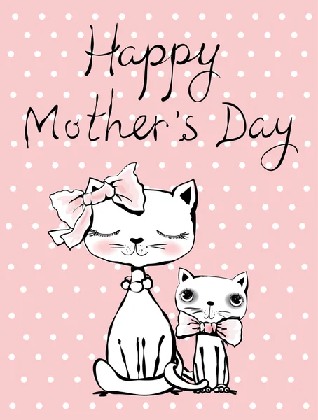 Happy mother day card — Stock Vector