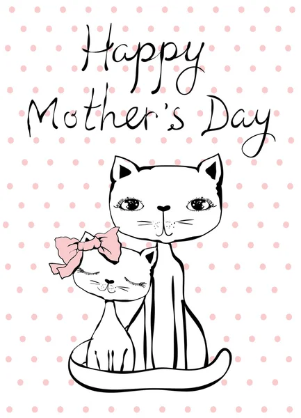 Happy mother day card — Stock Vector