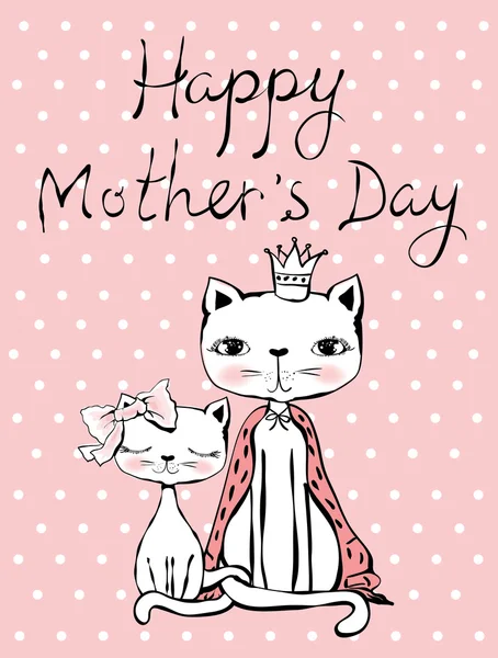 Happy mother day card — Stock Vector