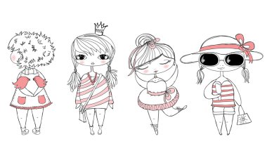 Şık çanta kızlarla 