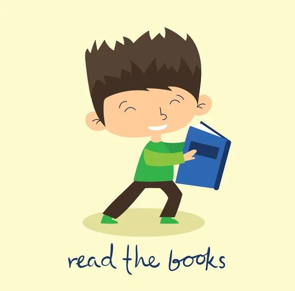 Vektoros Koncepció Illusztrációk Könyv Világnapjáról Könyvek Könyvfesztivál Lapos Stílusban Olvasása — Stock Vector