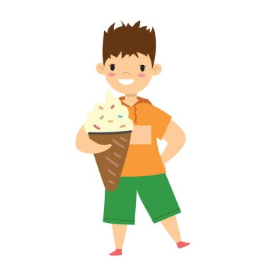 Beyaz arka planda izole edilmiş mutlu küçük çocuk.