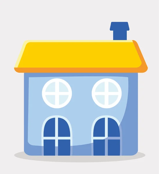 Cartoon huis — Stockvector