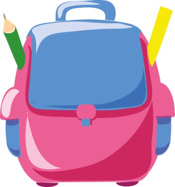 çizgi film okul çantası