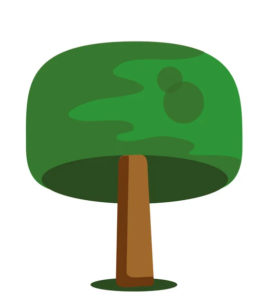 Árbol de dibujos animados — Vector de stock