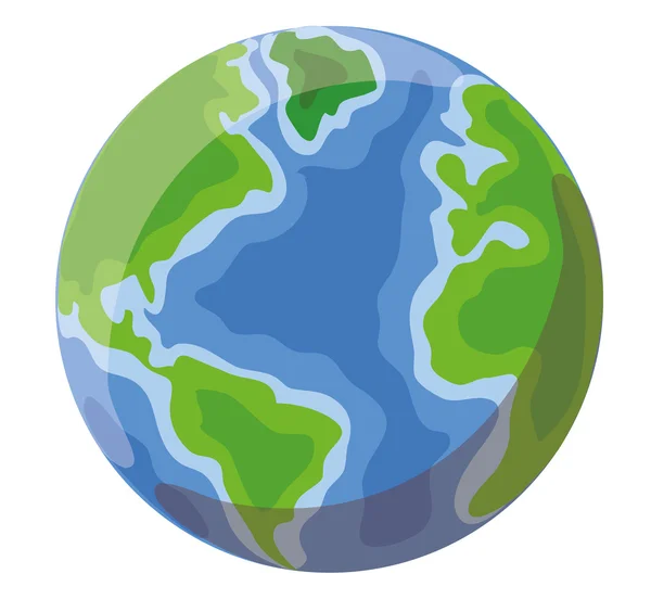 Cartoon globe — Stockvector