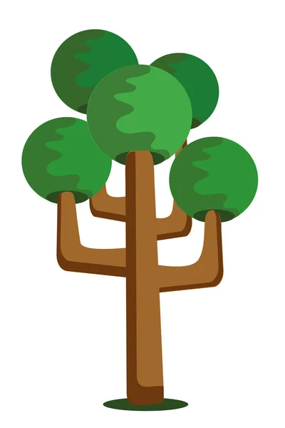 Árbol de dibujos animados — Vector de stock