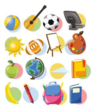 karikatür Okulu simgeler