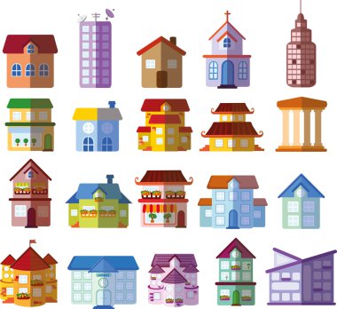 Düz binalar kümesi