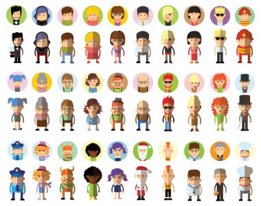 Karakter avatar simgeleri