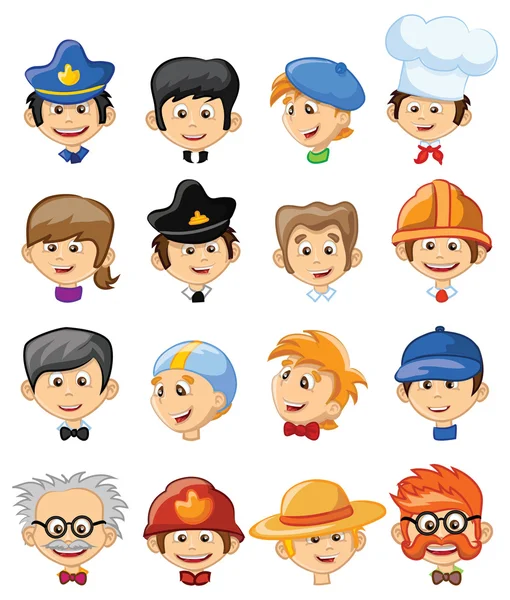 Characters of different professions — Stock Vector