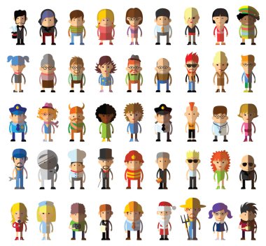 Çizgi film meslekler karakterleri