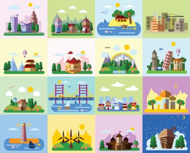 farklı şehir simgeler