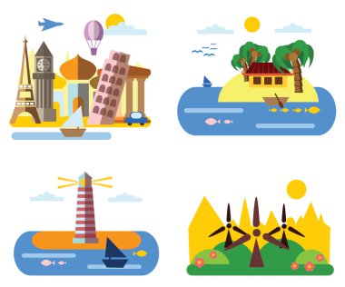 farklı şehir simgeler