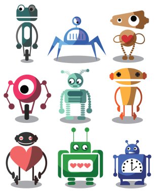 Sevimli robotlar kümesi