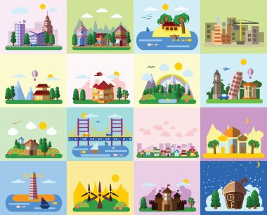 farklı şehir simgeler