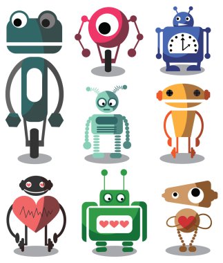 Sevimli robotlar kümesi