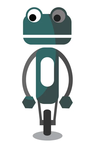 Caractère de robot mignon — Image vectorielle
