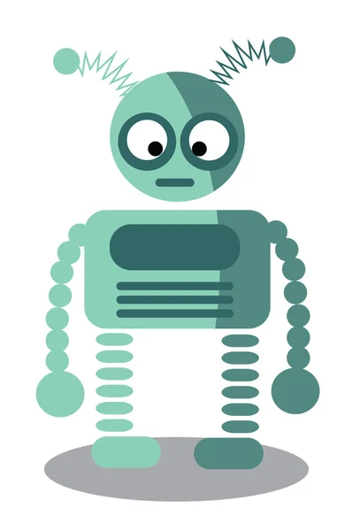 Carácter lindo robot — Vector de stock