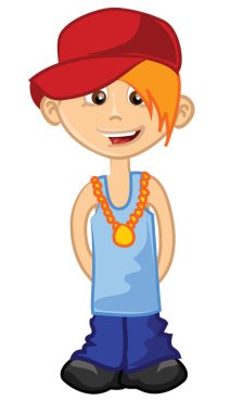 hand drawn rapper Character