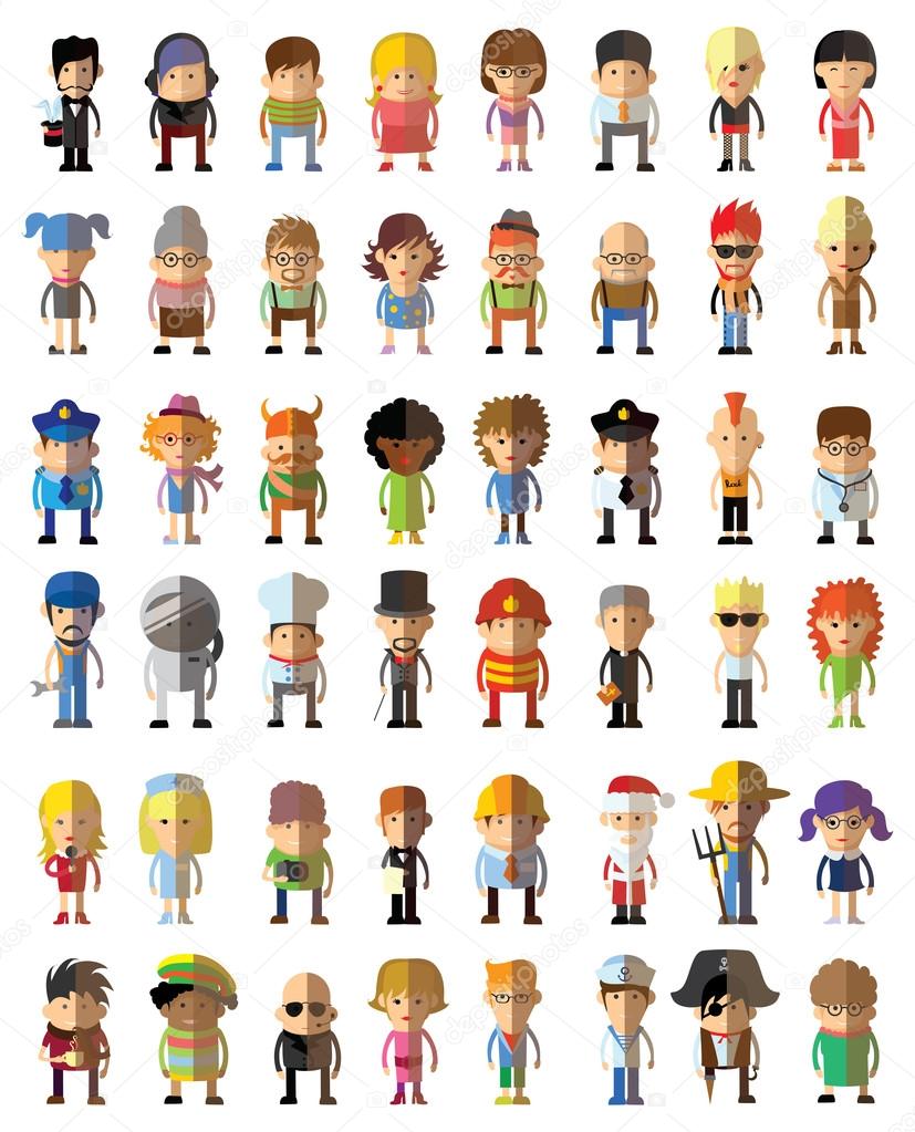 character avatar icons