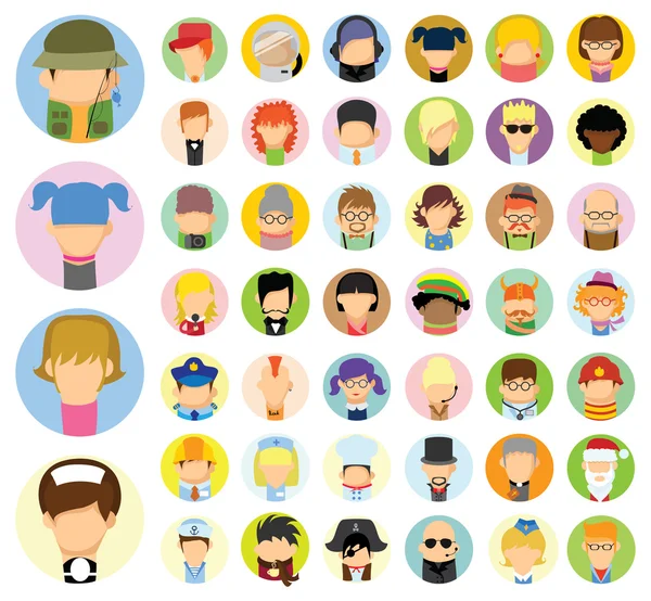 Characters of different professions — Stock Vector