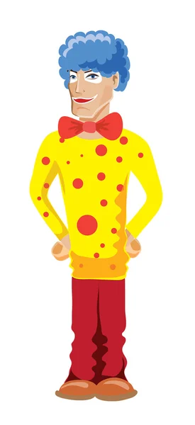 Cartoon character of clown — Stock Vector