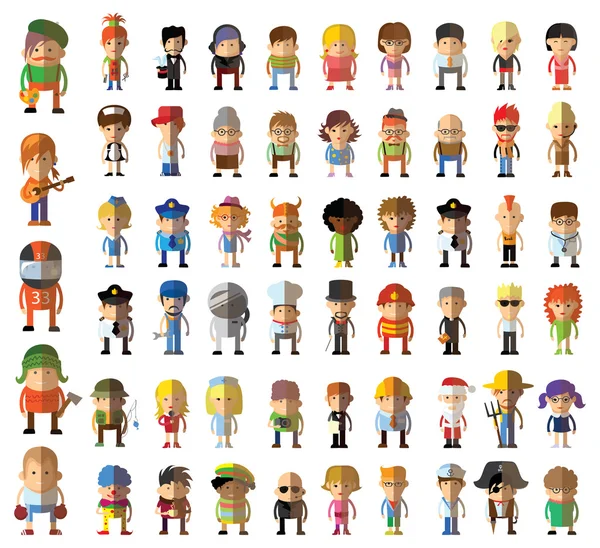 Characters of different professions — Stock Vector