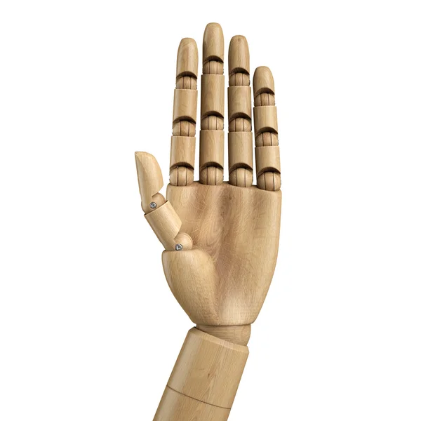 Trä dummy palm — Stockfoto