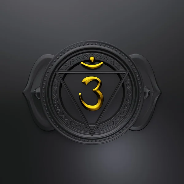 Chakra streszczenie symbol — Zdjęcie stockowe