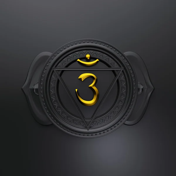 Abstraktes Chakra-Symbol — Stockfoto