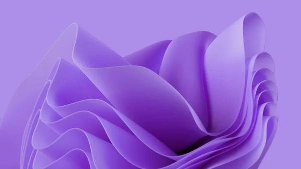 Render Abstrato Moderno Fundo Violeta Mínimo Papel Parede Moda Ondulado — Fotografia de Stock