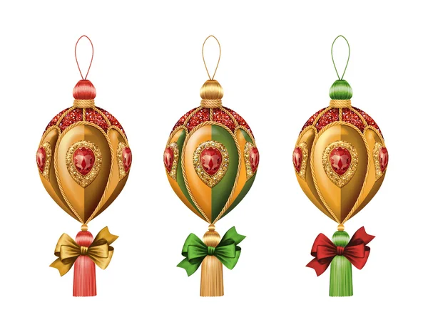 Christmas festive ornaments — Stock Photo, Image