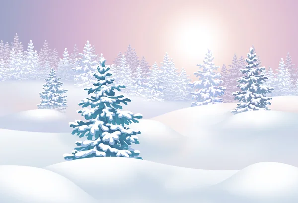 Winter landscape — Stock Photo, Image