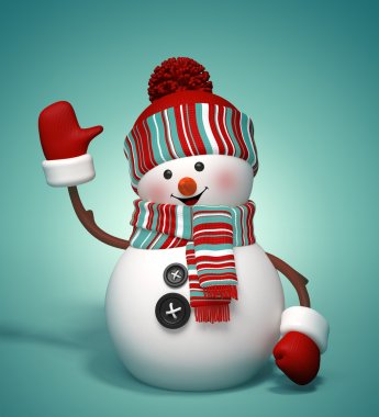Snowman  illustration clipart