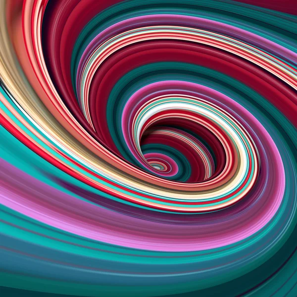 Gestreepte spiraal kleurrijke lijnen — Stockfoto